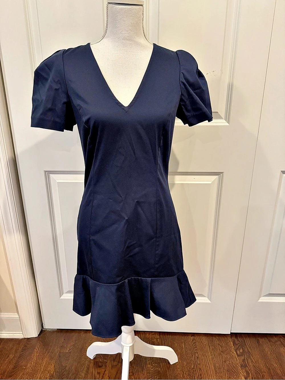 Kika Vargas Zeina Dress Mini Dress in Navy Size 2 NWT